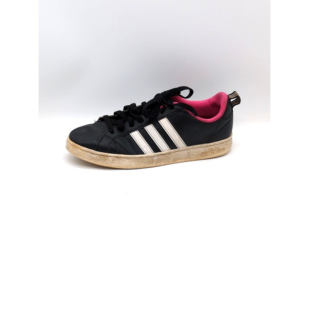 Adidas Sneakers Womens Black Pink 9 Tennis Walking Shoe PWJ 001004